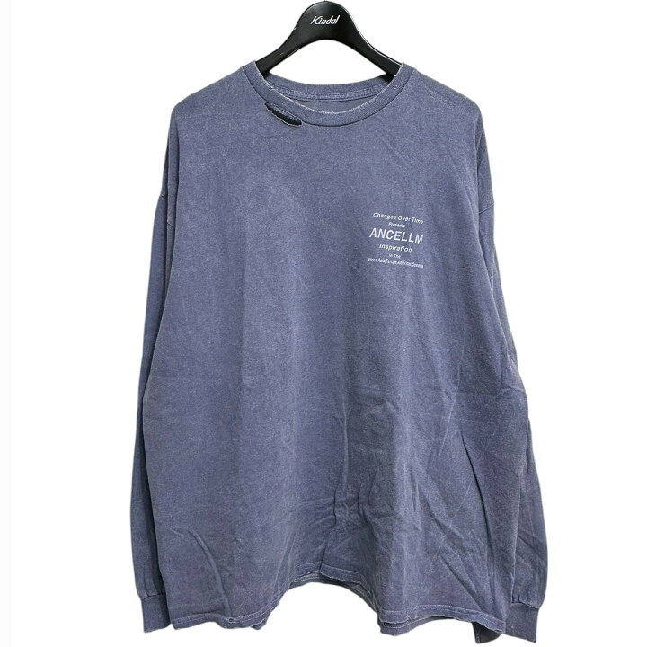 楽天市場】【中古】ANCELLM 24SS LOGO LS T-SHIRT 長袖Tシャツ ANC 