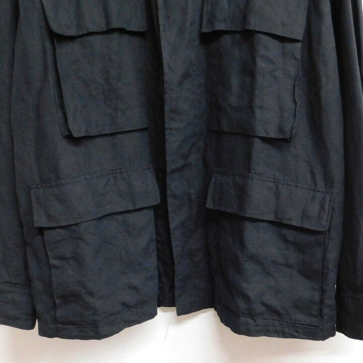 楽天市場】【中古】COMOLI リネンBDUジャケット R01-01014 ブラック 
