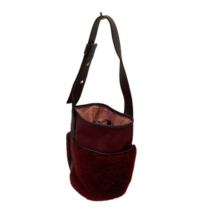 楽天市場】【中古】AYAKO Mouton Bag ショルダーバッグ ボルドー 
