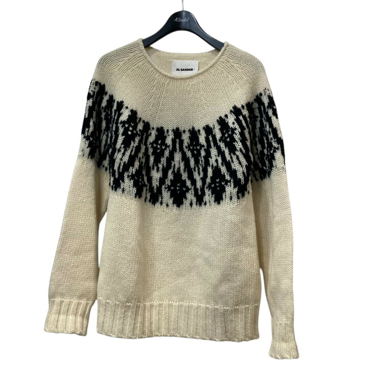 楽天市場】【中古】JIL SANDER 22AW ジャガードニットセーター 