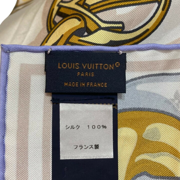 楽天市場】【中古】LOUIS VUITTON カレ90・ビジュエルド シルク 