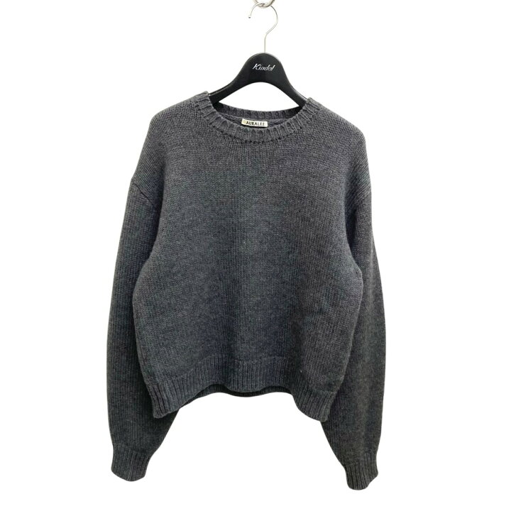 楽天市場】【中古】AURALEE WOOL SOFT CORD KNIT P O クルーネック 