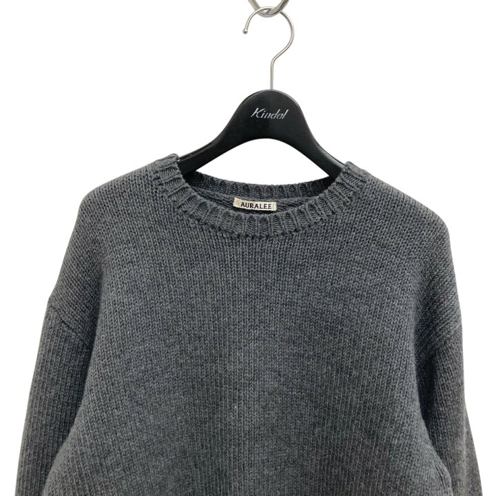楽天市場】【中古】AURALEE WOOL SOFT CORD KNIT P O クルーネック 