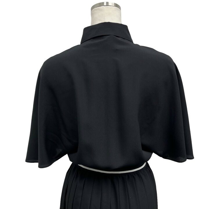 楽天市場】【中古】MIU MIU クレープ デ シン ミディドレス ブラック  