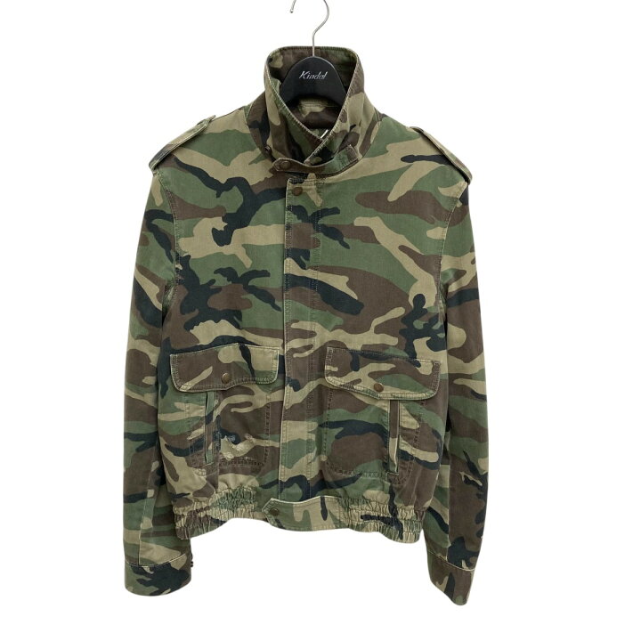 楽天市場】【中古】Saint Laurent Paris 迷彩柄 ミリタリージャケット 