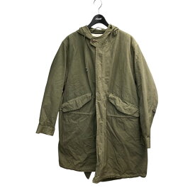 【中古】the crooked tailorモッズコート グリーン【価格見直し】
