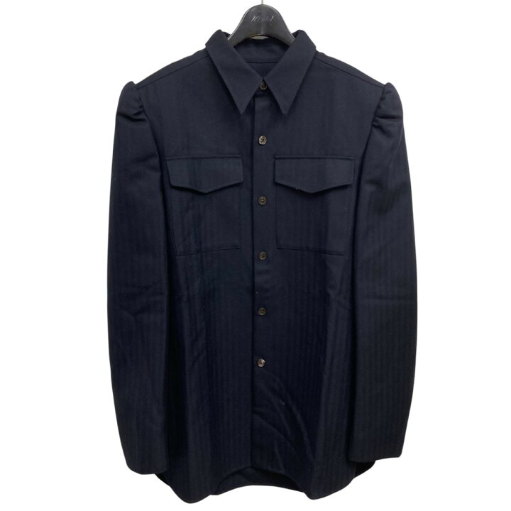 楽天市場】【中古】DRIES VAN NOTEN 肩パッドシャツ ネイビー サイズ  