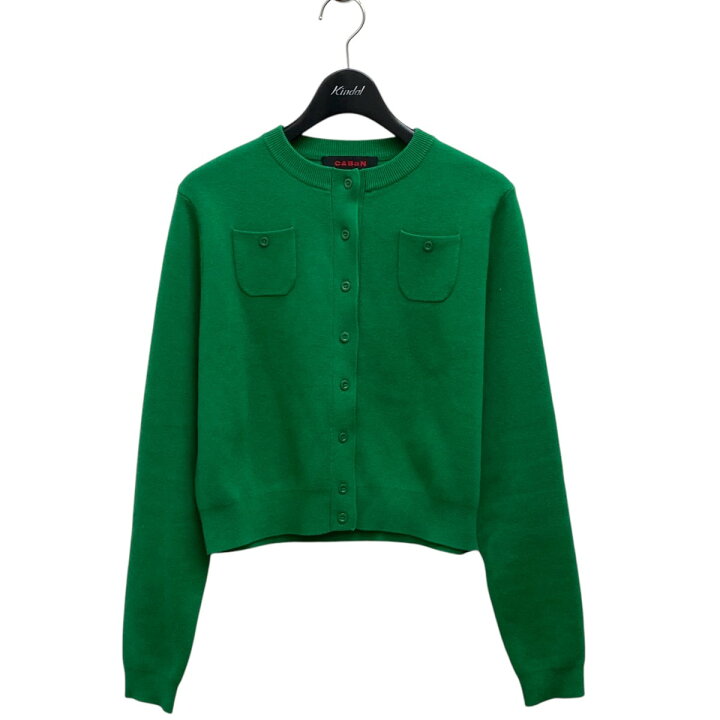 楽天市場】【中古】CABaN コットンカシミヤ クルーネックカーディガン  