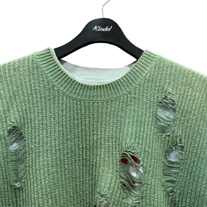 楽天市場】【中古】DAIRIKULayered Damage Knit レイヤードダメージ  