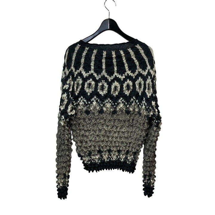 楽天市場】【中古】MASU22AW POPCORN NORDIC SWEATER ポップコーン 