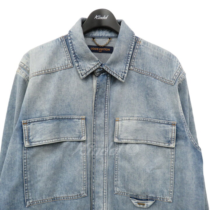 楽天市場】【中古】LOUIS VUITTON22AW デニムオーバーシャツ RM222Q 