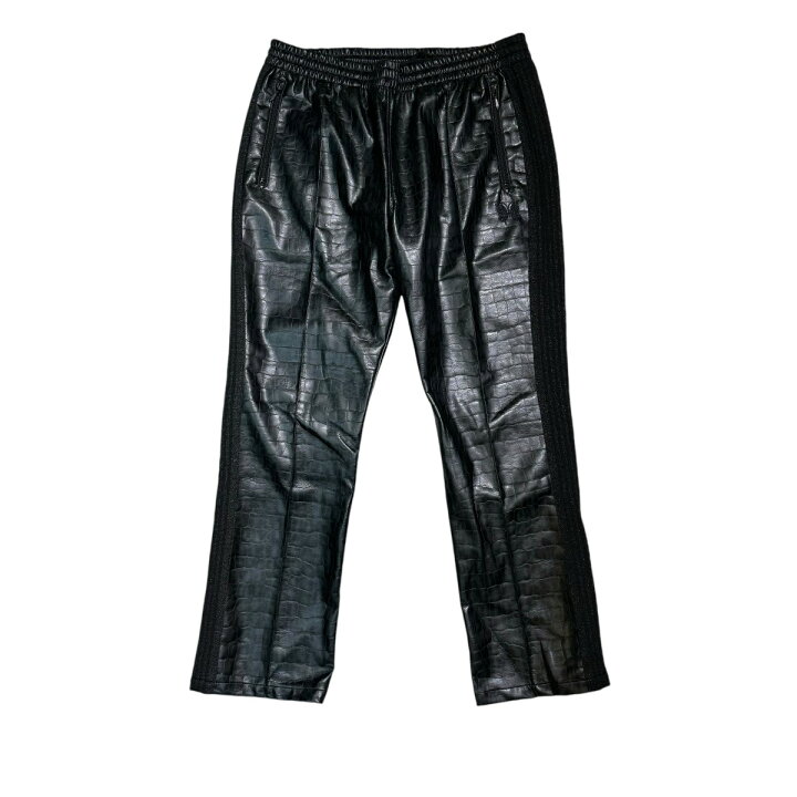 楽天市場】【中古】Needles 別注 TRACK PANT FAUX LTHR レザートラック 