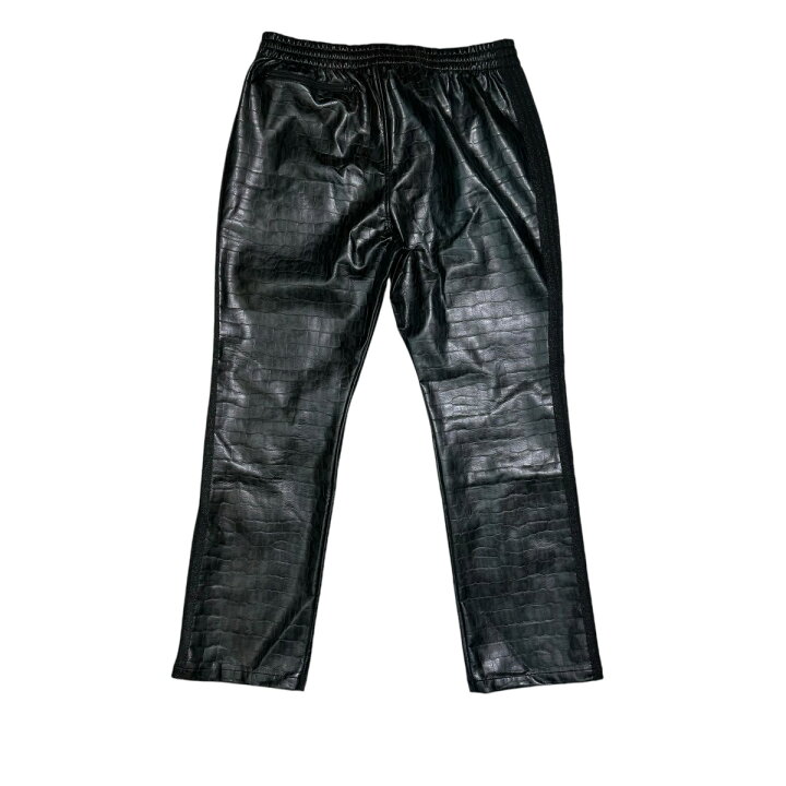 楽天市場】【中古】Needles 別注 TRACK PANT FAUX LTHR レザートラック 