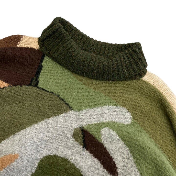 楽天市場】【中古】sacai×KAWS 21AW Jacquard Knit Pullover ドロー 