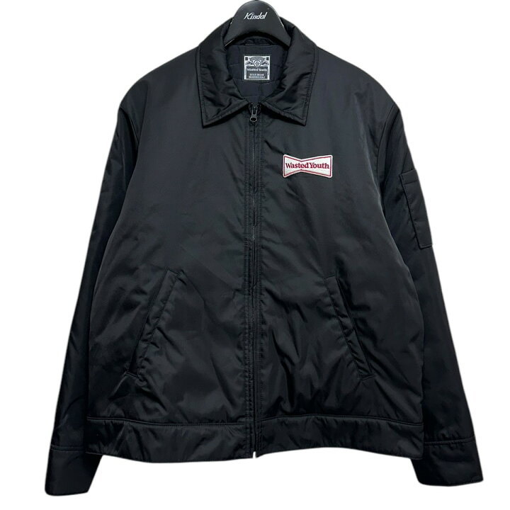 楽天市場】【中古】Wasted Youth Quilt Work Jacket 中綿ロゴワッペン  
