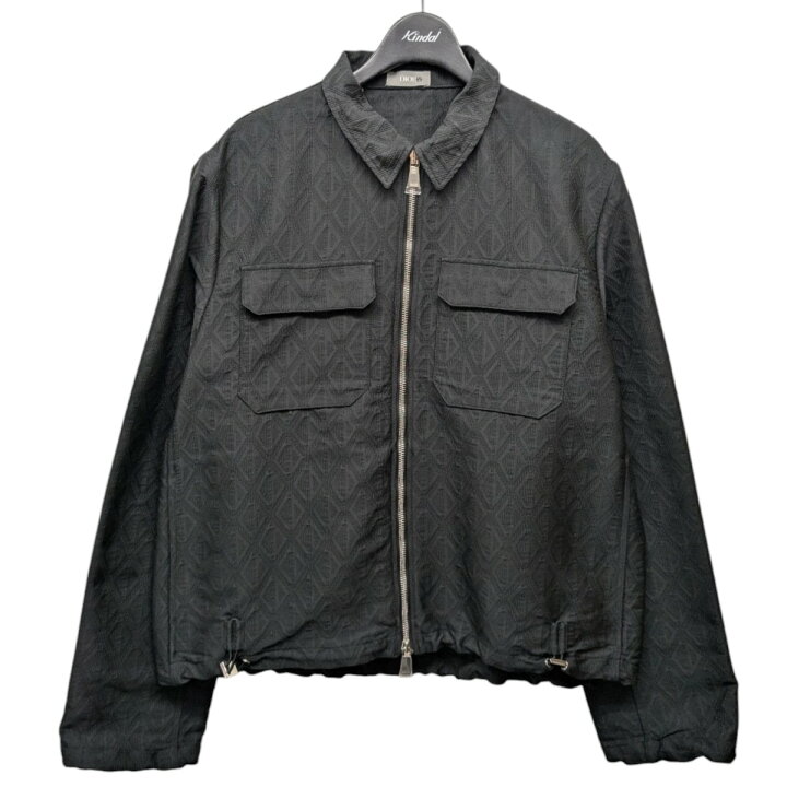楽天市場】【中古】DIORダイヤモンドZIP UPブルゾン ブラック サイズ 