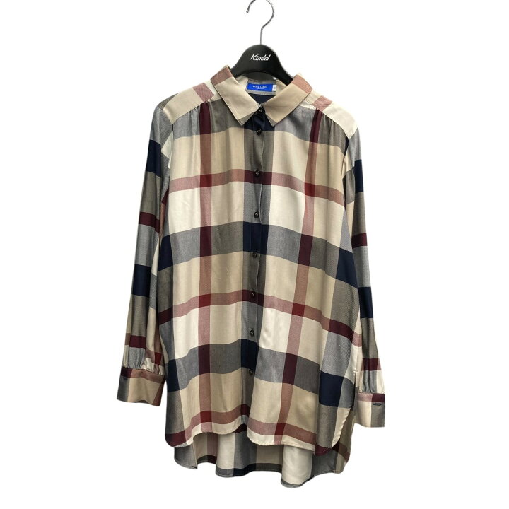 楽天市場】【中古】BLUE LABEL CRESTBRIDGEL Sノバチェックシャツ 長袖 