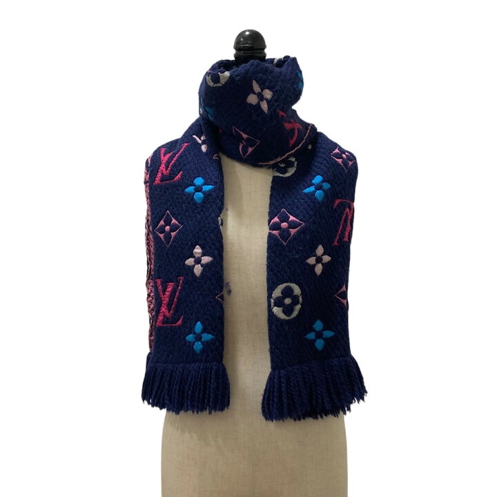 楽天市場】【中古】LOUIS VUITTON エシャルプ ロゴマニア レインボー 