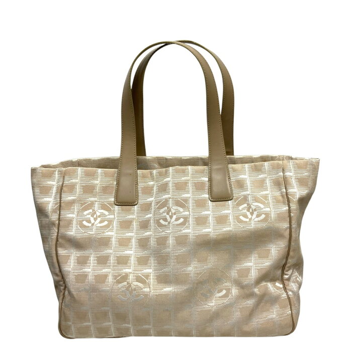 楽天市場】【中古】CHANELニュートラベルライントートバッグ ピンク 
