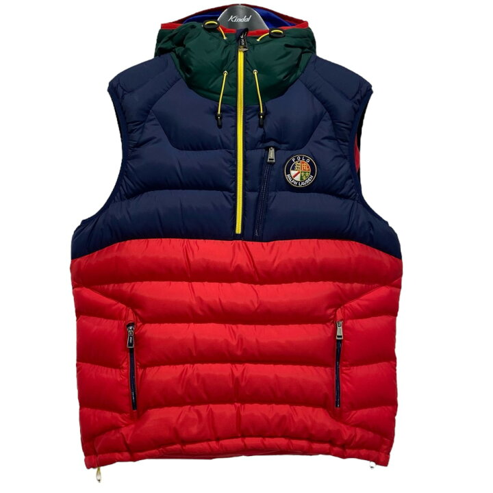 楽天市場】【中古】POLO RALPH LAUREN GLACIER COLORBLOCK P／O DOWN 