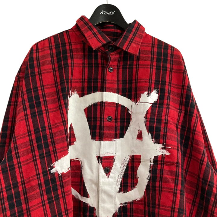 楽天市場】【中古】VETEMENTS チェックシャツ UA52SH850R レッド 