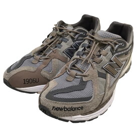 【中古】NEW BALANCE×INVINCIBLE×N．HOOLYWOOD1906U Gray Titan ローカットスニーカー ブラウン サイズ：28.5【価格見直し】