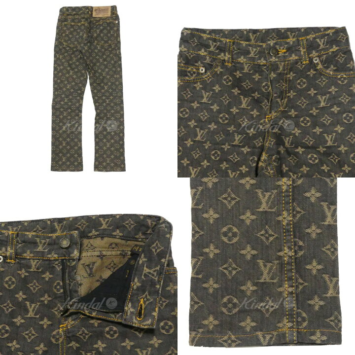 楽天市場】【中古】LOUIS VUITTON モノグラム デニム パンツ 