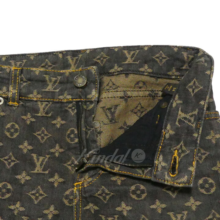 楽天市場】【中古】LOUIS VUITTON モノグラム デニム パンツ 