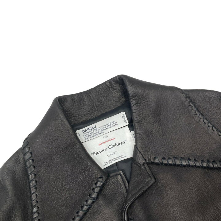 楽天市場】【中古】DAIRIKUHand Stitch Leather Jacket レザー  