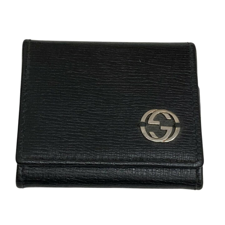 楽天市場】【中古】GUCCI インターロッキングG コインケース ブラック  