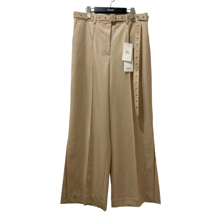 楽天市場】【中古】rokh×H＆M2024SS ウールブレンド ベルテッドパンツ 