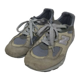【中古】NEW BALANCE×WTAPSスニーカー M990WT2 MADE IN USA グレー サイズ：26.5cm【価格見直し】