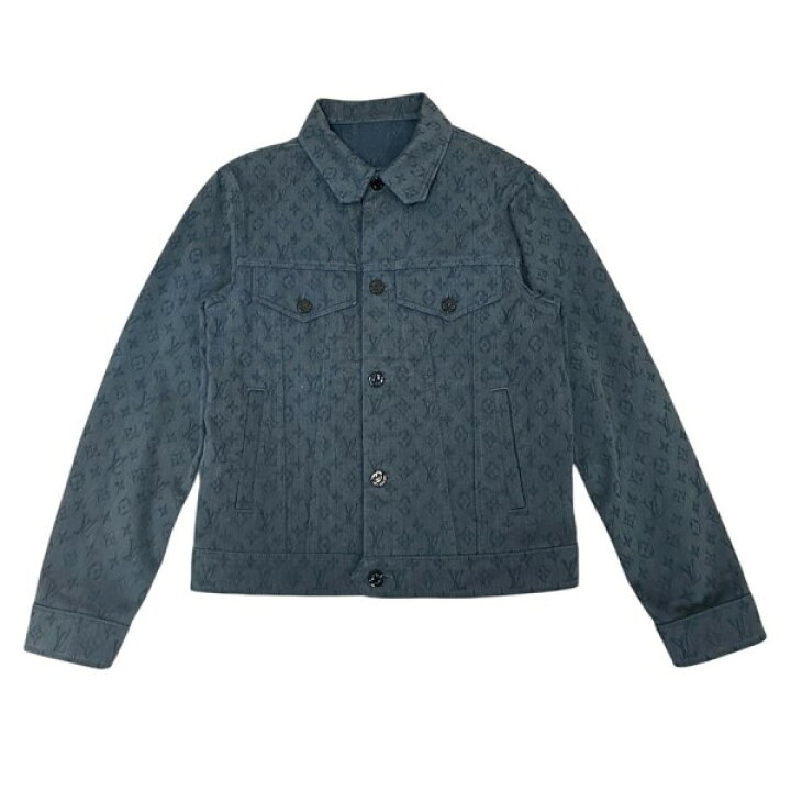 楽天市場】【中古】LOUIS VUITTON モノグラム デニムジャケット RM192M 