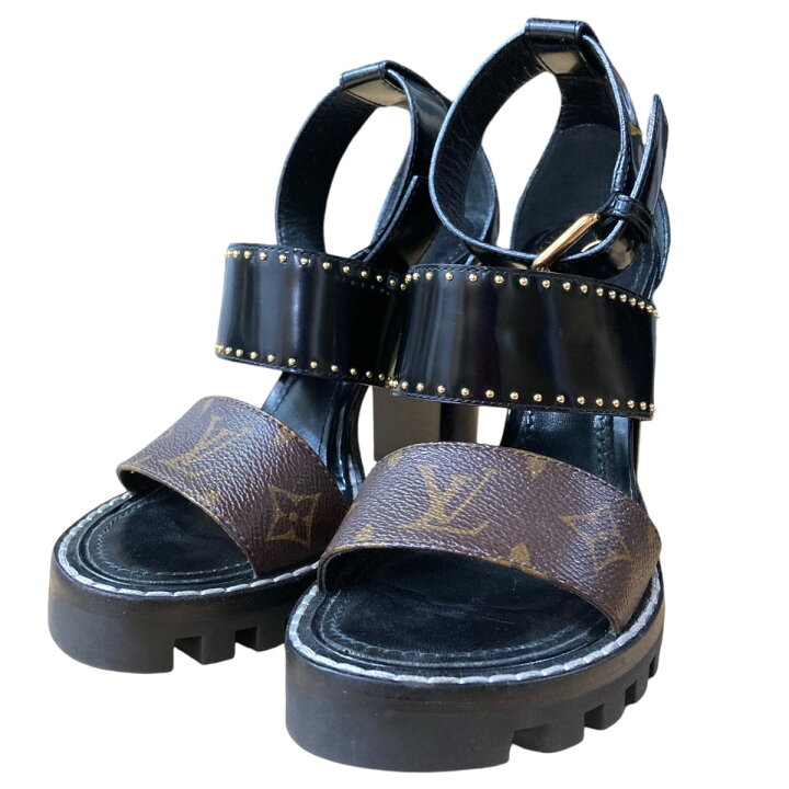 楽天市場】【中古】LOUIS VUITTON スタートレイルラインスタッズヒール 