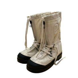 【中古】FUMIKA UCHIDAコットンブーツ FU-P-DD001 アイボリー サイズ：37-SMALL【価格見直し】