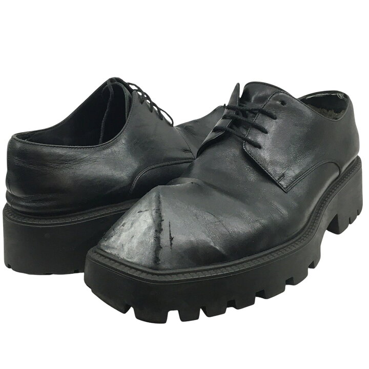 楽天市場】【中古】BALENCIAGARHINO リノ ダービーシューズ レザー 