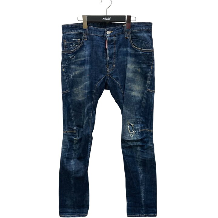 楽天市場】【中古】DSQUARED2 21SS デニムパンツ S74LB0825 インディゴ 
