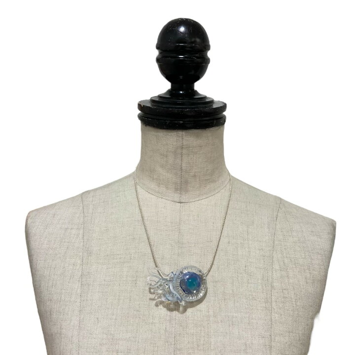 楽天市場】【中古】Inoya Makiko クラゲパイレックスガラス シルバー  