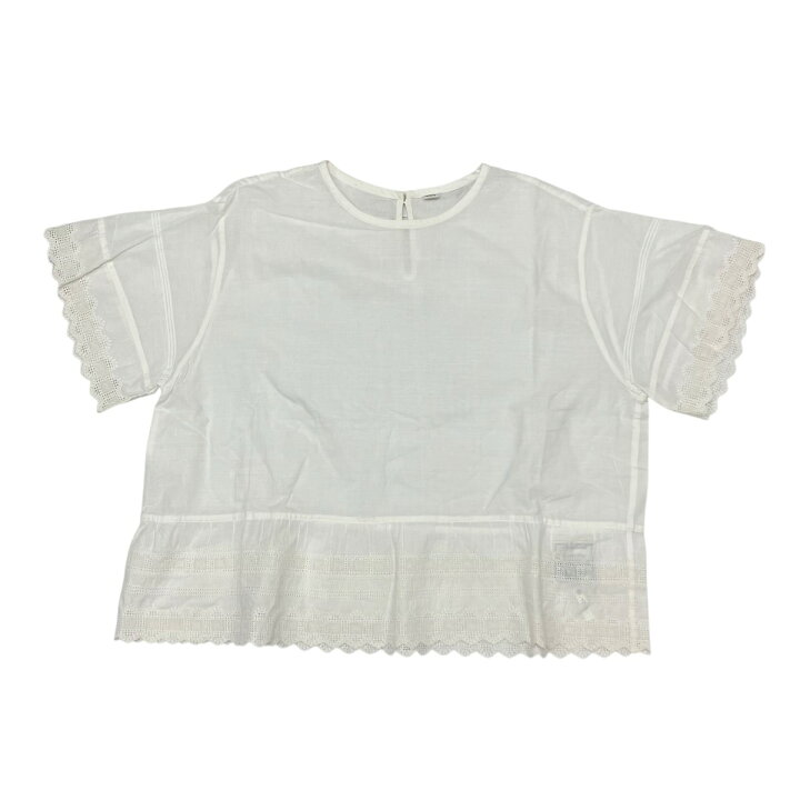 楽天市場】【中古】45RインドカディdeカットワークTシャツ ブラウス 