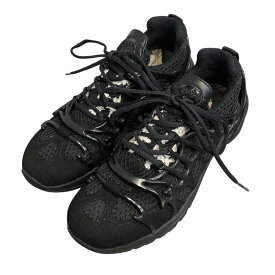 【中古】44 LABEL GROUPメッシュパネルスニーカー ブラック サイズ：41(約26cm)【価格見直し】