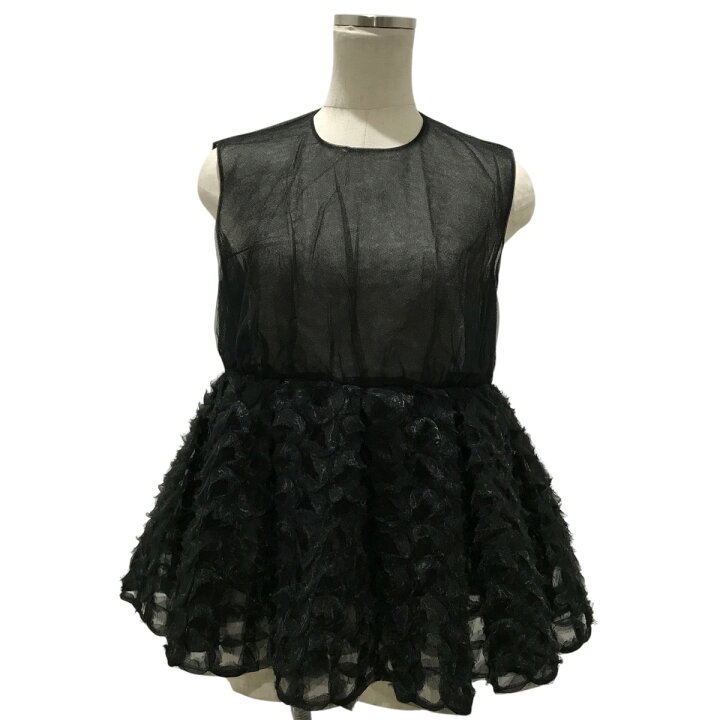 楽天市場】【中古】noir kei ninomiya チュールペプラムブラウス 3K 