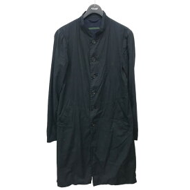 【中古】CASEY VIDALENCコットンスタンドカラーコート ネイビー サイズ：XS【価格見直し】