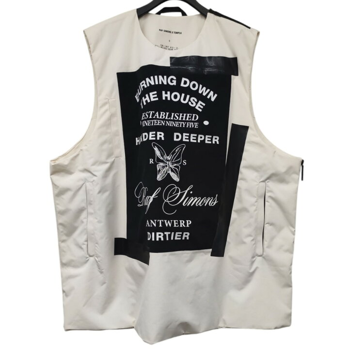 楽天市場】【中古】RAF SIMONS TEMPLA templa over size vest ホワイト 