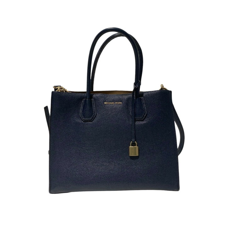 楽天市場】【中古】MICHAEL KORSトートバッグ ネイビー【価格見直し 