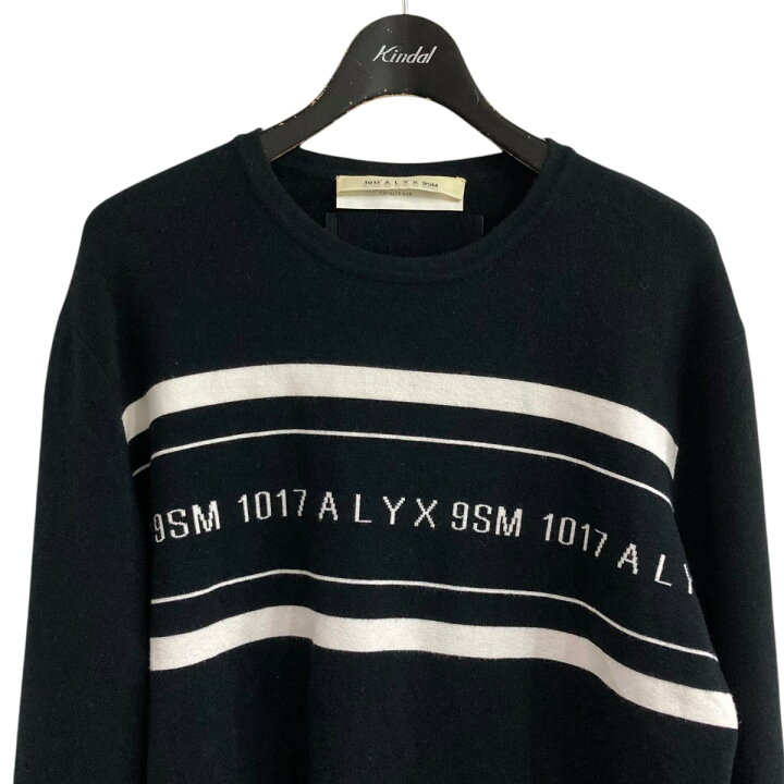 楽天市場】【中古】1017 ALYX 9SMロゴニット F20-ALYX-AAM ブラック 