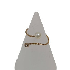 【中古】STAR JEWELRYスター　パールリング ゴールド 【190225】（スタージュエリー）