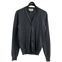 GUCCI グッチ カーディガン・セーター グレー色 ユニセックス サイズS 