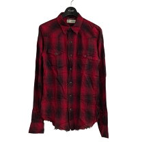 楽天市場】saint laurent ウエスタン シャツ ブラックの通販