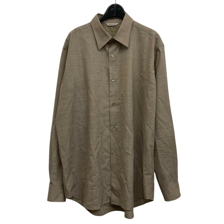 楽天市場】【中古】AURALEE 長袖シャツ カーキ サイズ：5 【230225 