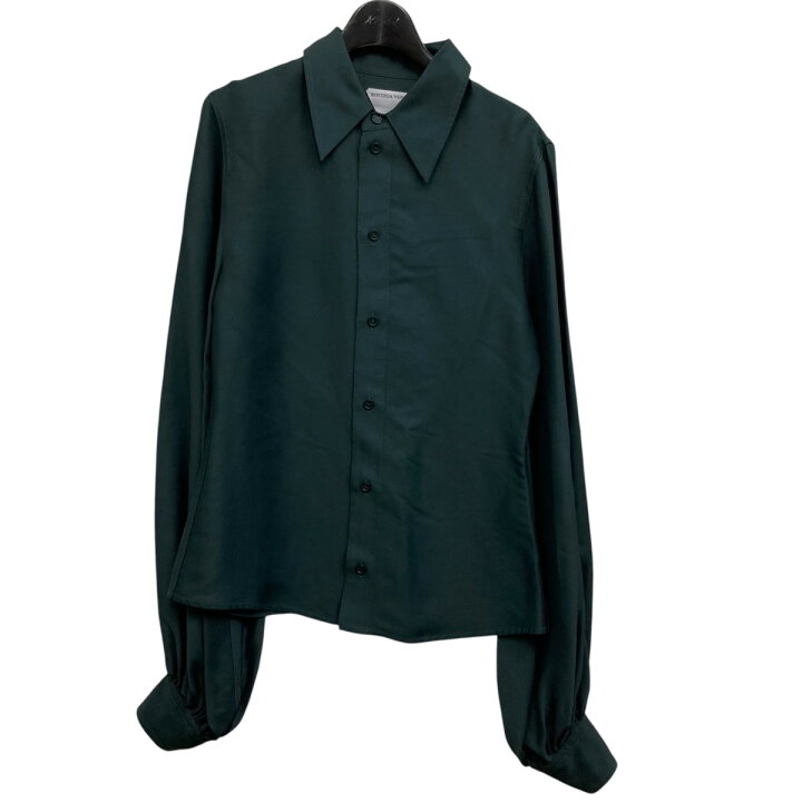 楽天市場】【中古】BOTTEGA VENETA シルク混ギャザースリーブシャツ 